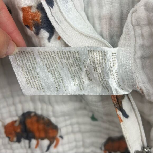 Little Unicorn Cotton Muslin Gauze Sleep Bag Sack Sz S 0-6 months 10-18 Lbs - Picture 8 of 13